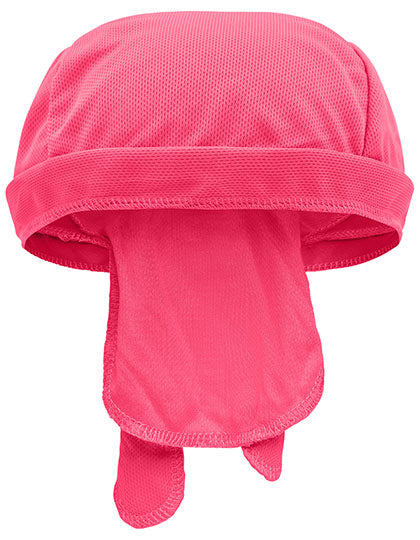 Functional Bandana Hat in Bright Pink, Größe One Size