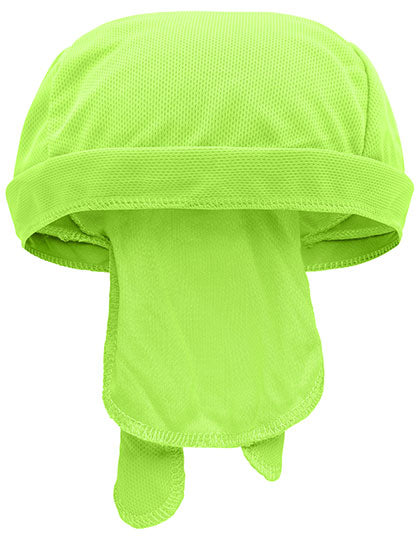 Functional Bandana Hat in Bright Yellow, Größe One Size