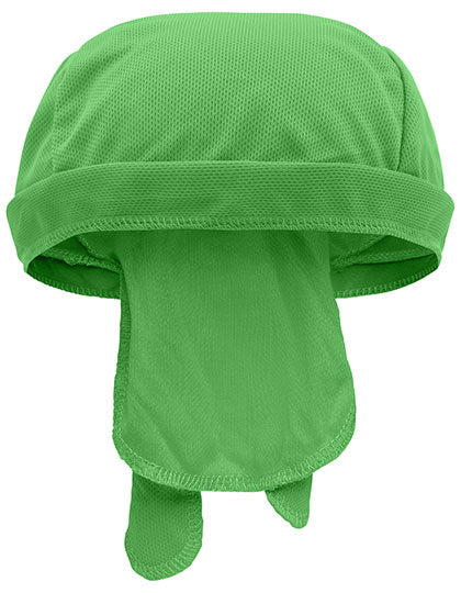Functional Bandana Hat in Lime Green, Größe One Size