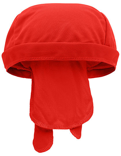 Functional Bandana Hat in Red, Größe One Size