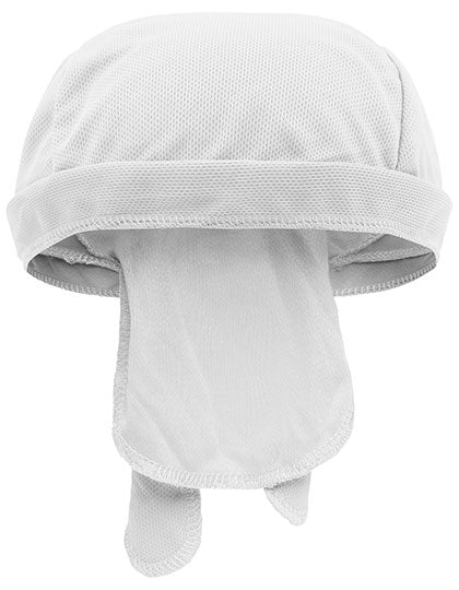 Functional Bandana Hat in White, Größe One Size