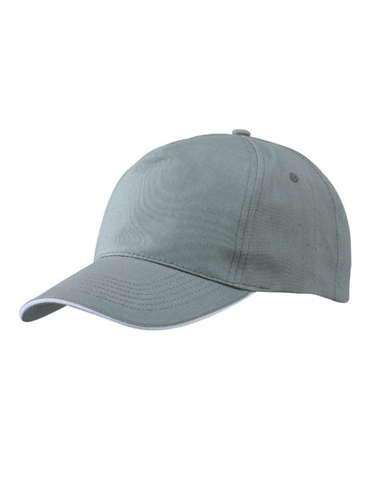 5 Panel Promo Sandwich Cap in Dark Grey, Größe One Size