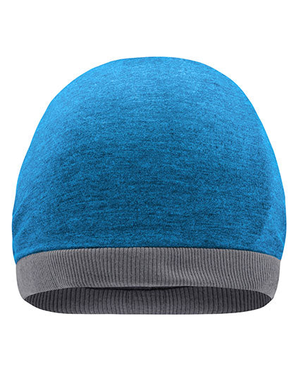 Heather Summer Beanie in Turquoise Melange, Größe One Size