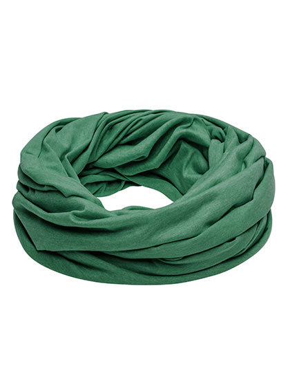 Heather Summer Loop-Scarf in Green Melange, Größe 75 x 80 cm