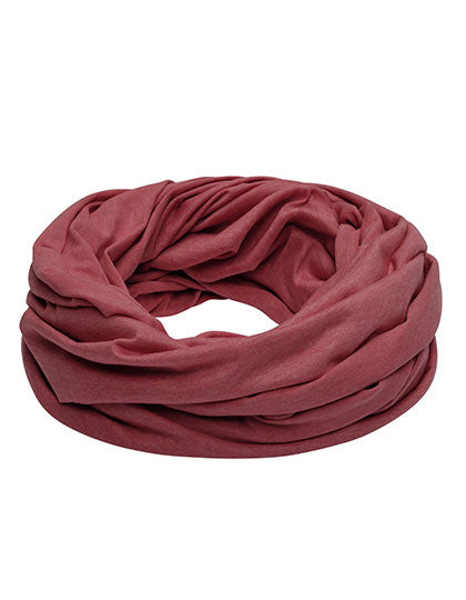 Heather Summer Loop-Scarf in Wine Melange, Größe 75 x 80 cm