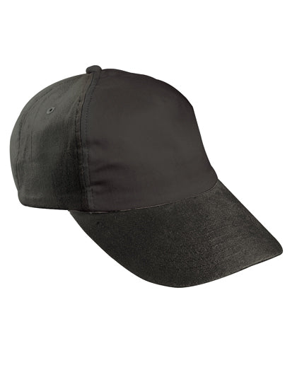 Kids´ 5-Panel Cap in Black, Größe One Size