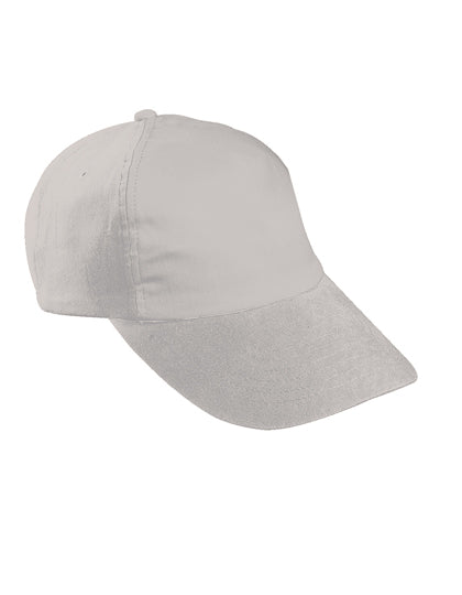 Kids´ 5-Panel Cap in Light Grey, Größe One Size
