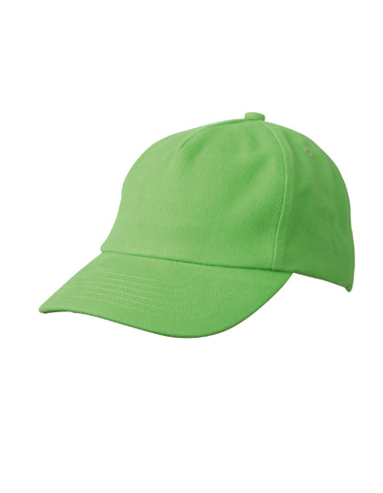 Kids´ 5-Panel Cap in Lime Green, Größe One Size