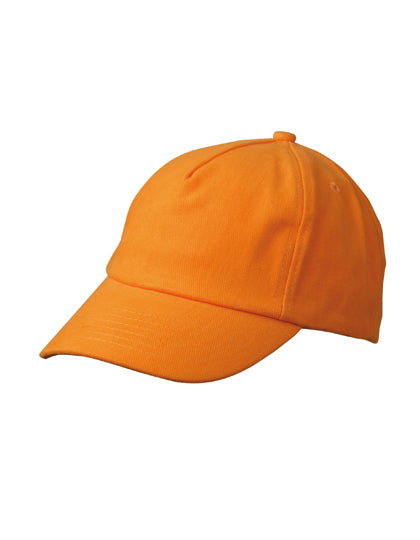 Kids´ 5-Panel Cap in Orange, Größe One Size