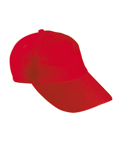 Kids´ 5-Panel Cap in Signal Red, Größe One Size