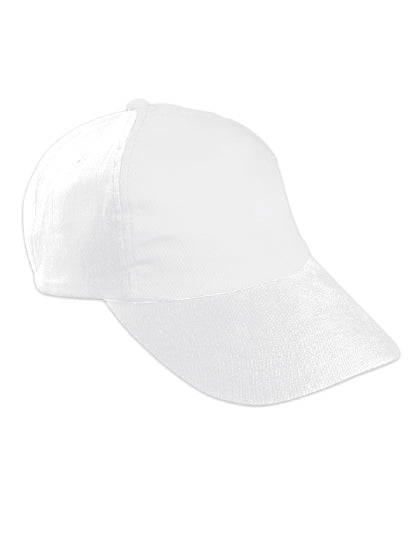 Kids´ 5-Panel Cap in White, Größe One Size