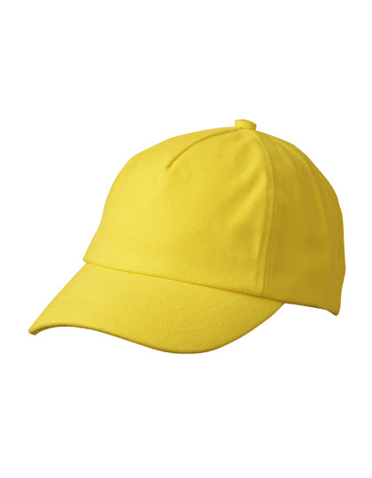 Kids´ 5-Panel Cap in Yellow, Größe One Size