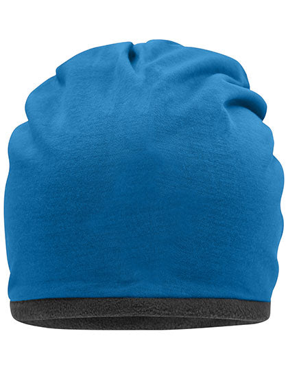Fleece Beanie in Bright Blue, Größe One Size