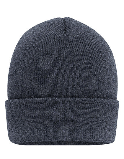 High Brim Beanie in Grey Melange, Größe One Size
