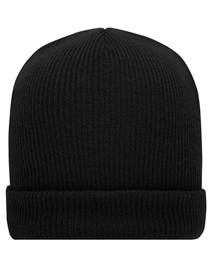 Soft Knitted Winter Beanie in Black, Größe One Size