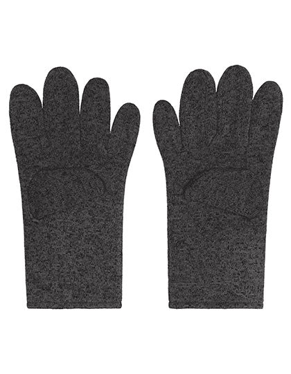 Fleece-Gloves in Grey Melange, Größe L/XL