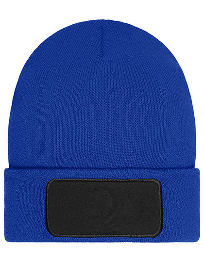 Beanie with Patch - Thinsulate in Royal, Größe One Size