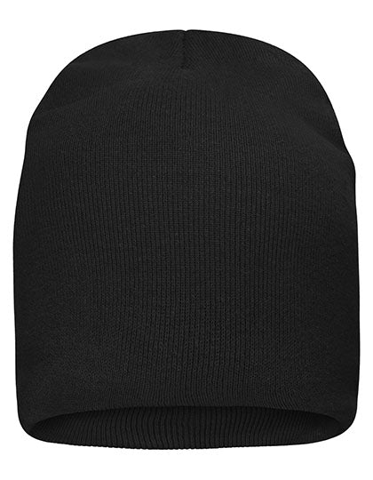 Bio Cotton Casual Beanie in Black, Größe One Size
