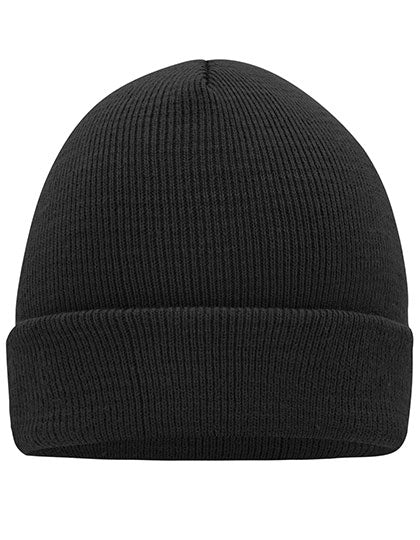 Knitted Cap in Black, Größe One Size