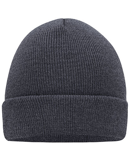 Knitted Cap in Grey Melange, Größe One Size