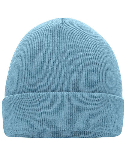 Knitted Cap in Light Blue, Größe One Size
