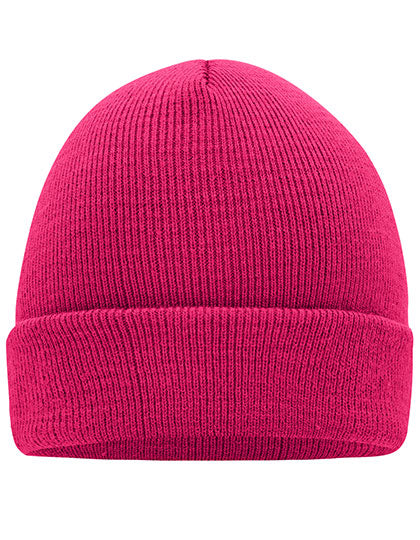 Knitted Cap in Magenta, Größe One Size