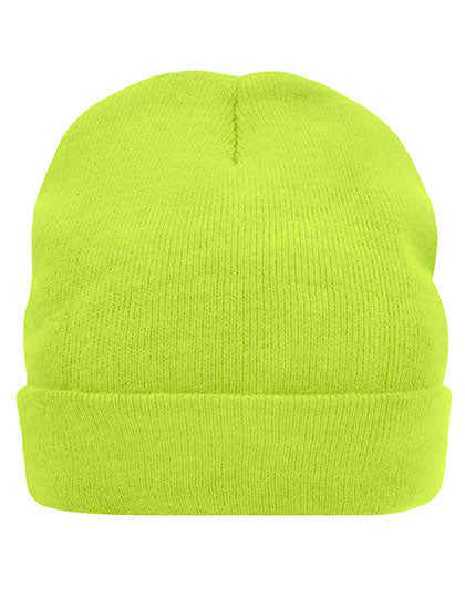 Knitted Cap Thinsulate™ in Neon Yellow, Größe One Size