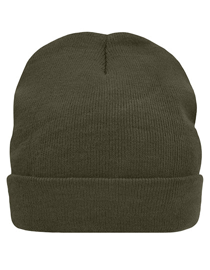 Knitted Cap Thinsulate™ in Olive, Größe One Size
