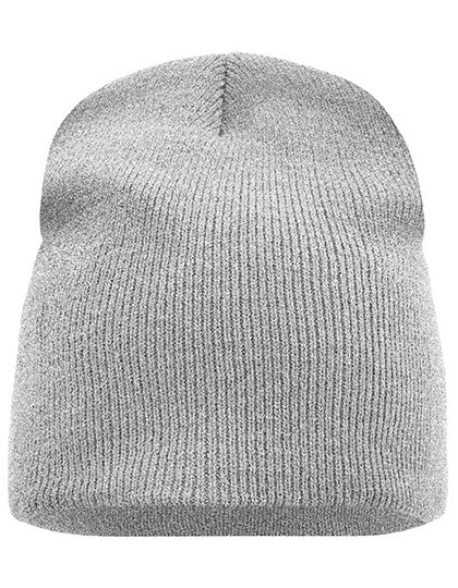 Beanie No. 1 in Light Grey Melange, Größe One Size