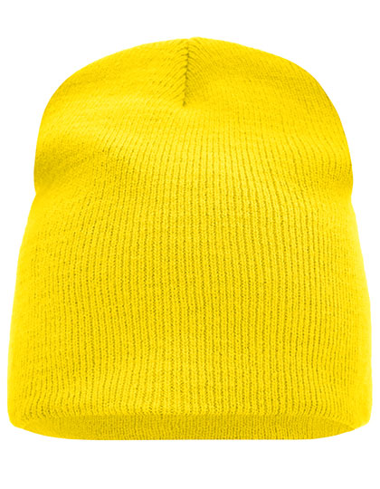 Beanie No. 1 in Yellow, Größe One Size