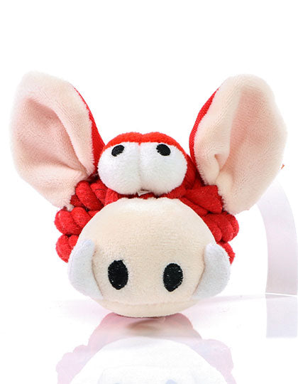 MiniFeet® Hundespielzeug Knotentier Wildschwein in Red, Größe One Size