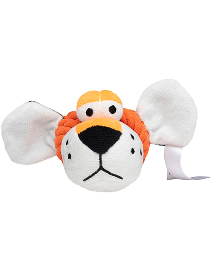 MiniFeet® Hundespielzeug Knotentier Tiger in Orange, Größe One Size