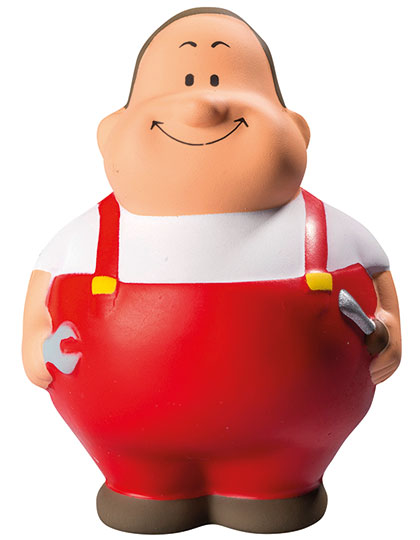 SQUEEZIES® Schrauber Bert®, Rot in Standard, Größe 10 cm