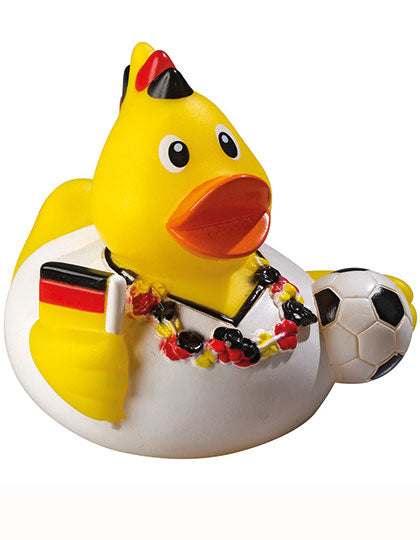 Schnabels® Quietsche-Ente Fußballfan in Standard, Größe 80 mm