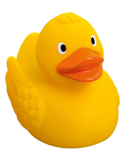 Schnabels® Renn-Ente mit Metallplatte in Yellow, Größe 75 mm