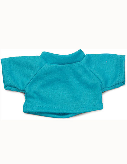 Mini-T-Shirt in Turquoise, Größe L (12x 22,5 cm)