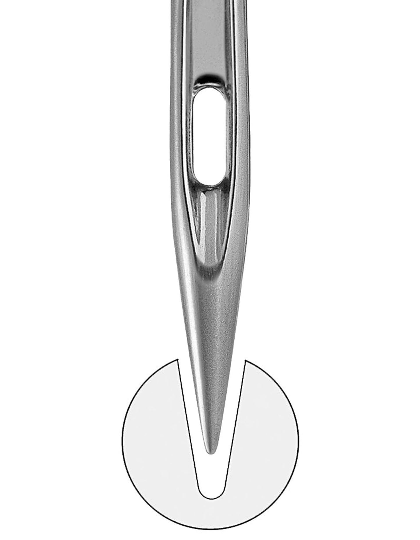 Nadeln 75er mit spitzer Spitze (100 Stück)
