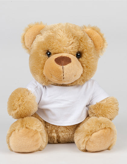 Bear In A T-Shirt in Brown, Größe M
