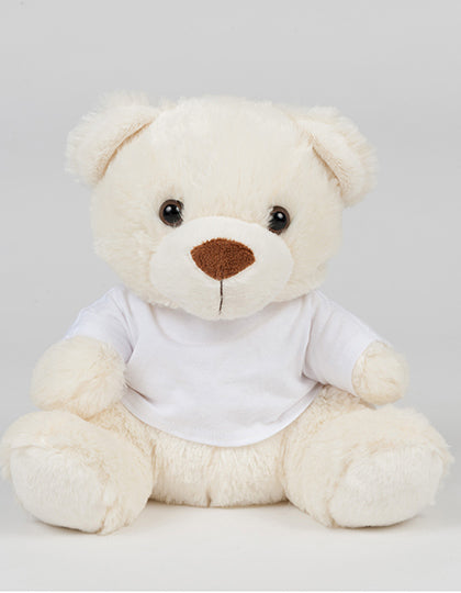 Bear In A T-Shirt in Cream, Größe M
