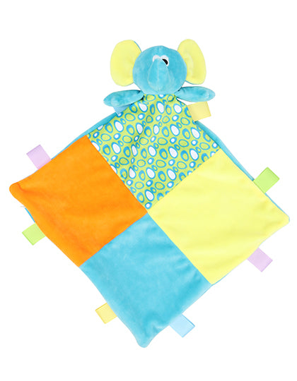 Baby Multi Coloured Comforter With Rattle in Multi, Größe One Size