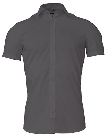 Men´s Shirt Body Fit Extra Long Sleeve in Anthracite, Größe 43
