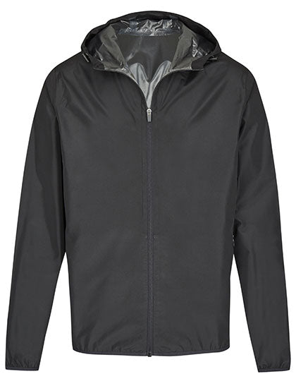 my mate - Unisex Hooded Windbreaker in Black, Größe 3XL