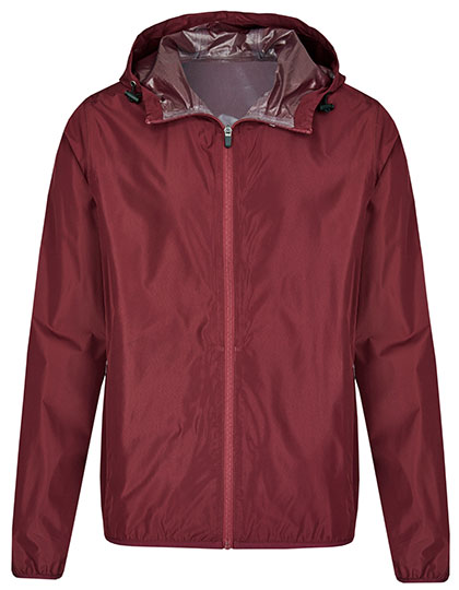 my mate - Unisex Hooded Windbreaker in Burgundy, Größe 3XL