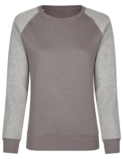my mate - Ladies´ Crew Neck Sweat in Grey Solid, Größe XXL