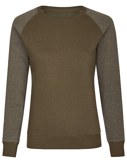 my mate - Ladies´ Crew Neck Sweat in Olive, Größe XXL