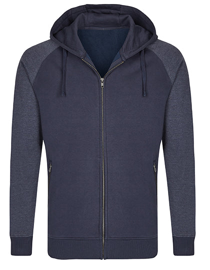 my mate - Men´s Zip Hoody in Navy, Größe 3XL