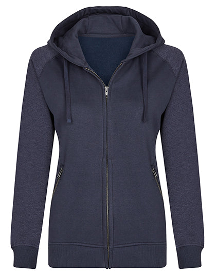 my mate - Ladies´ Zip Hoody in Navy, Größe XXL