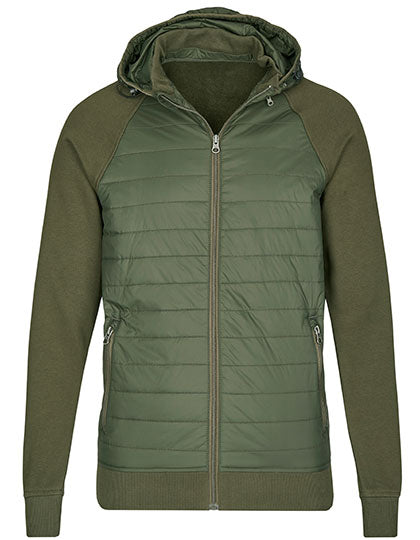 my mate - Unisex Hybrid Jacket in Olive, Größe 3XL