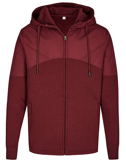 my mate - Unisex Sweat Jacket in Burgundy, Größe 3XL
