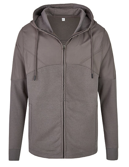 my mate - Unisex Sweat Jacket in Grey Solid, Größe 3XL